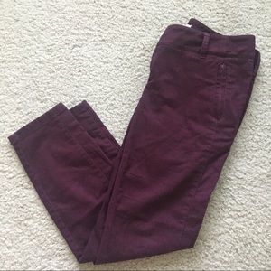 LOFT Maroon Pants
